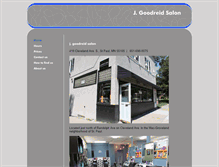 Tablet Screenshot of jgoodreidsalon.com